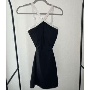 ALO YOGA | Altheisure Halter Open Back Tennis Dress Built in Shorts | Size Small